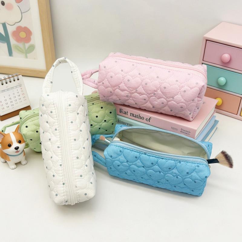 Portable Polka Dot Cosmetic Ba - Makeup ulasan dan harga