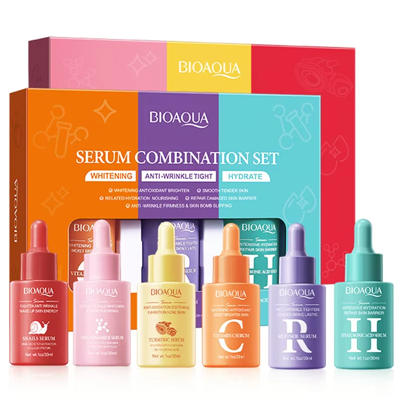 3pcs/set BIOAQUA Vitamin C Ret - Hyaluronic Acid Facial Serum ulasan dan harga