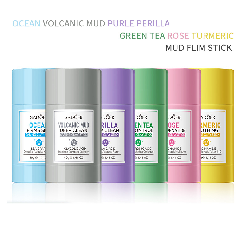 SADOER Green Tea & Rose Clay M - Green Tea Cleansing Clay Mask ulasan dan harga