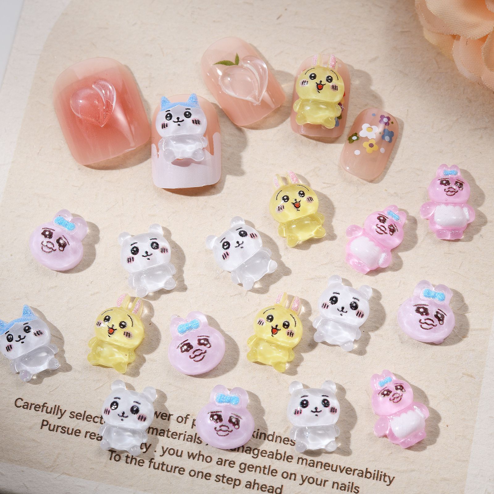 100pcs Cartoon forchiikawa Nai - Nail Art ulasan dan harga