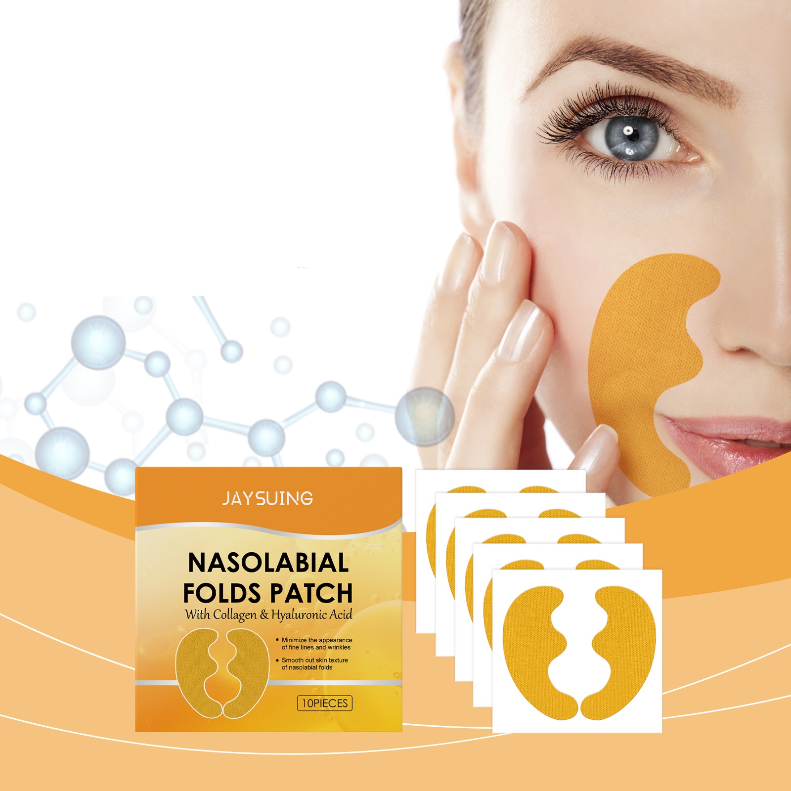 Wrinkle Removal Patch Hyaluron - Collagen Under Eye Patches ulasan dan harga