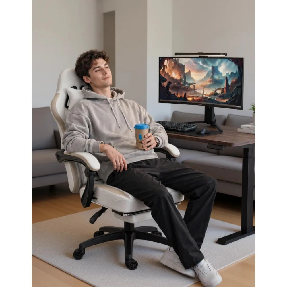 Breathable fabric game chair,  - Massage ulasan dan harga