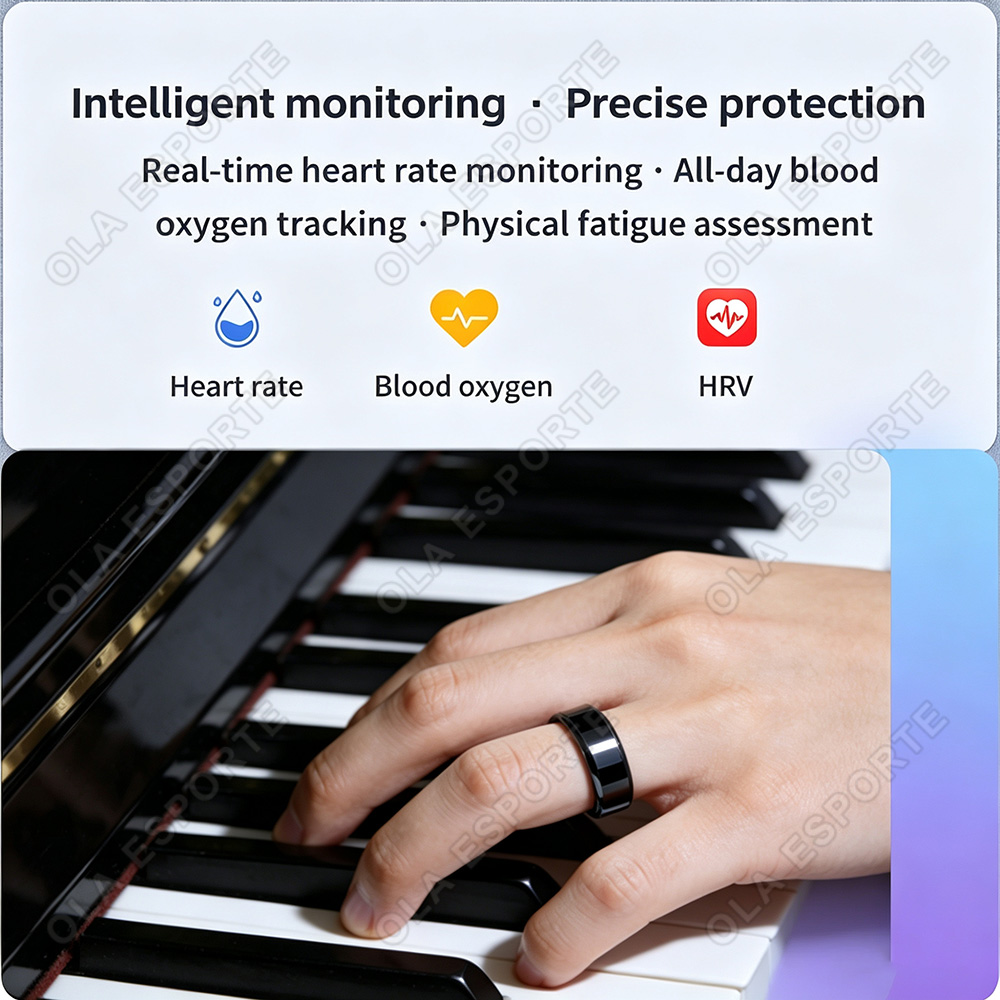 Ceramic Smart Ring Heart Rate  - Health Monitors ulasan dan harga