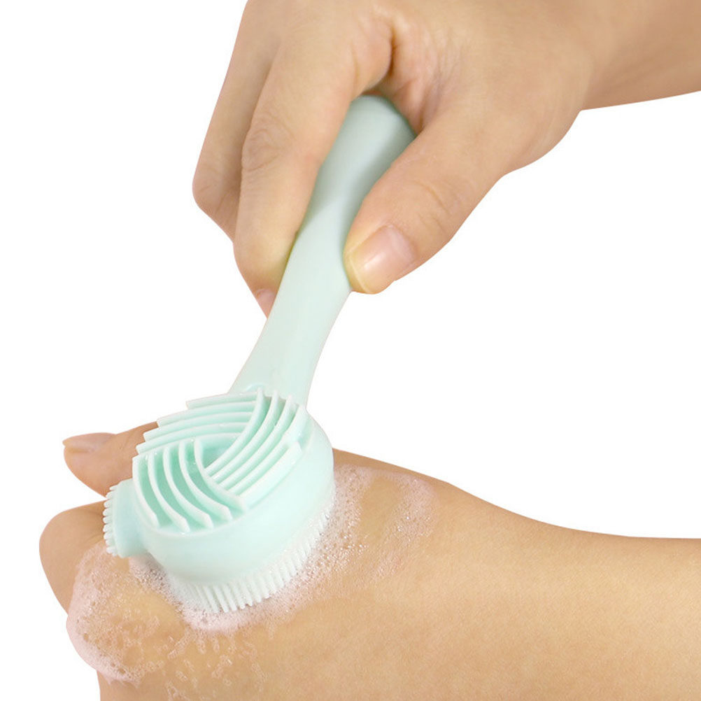 2Pcs Silicone Face Cleansing B - Silicone Face Scrubber Electric ulasan dan harga