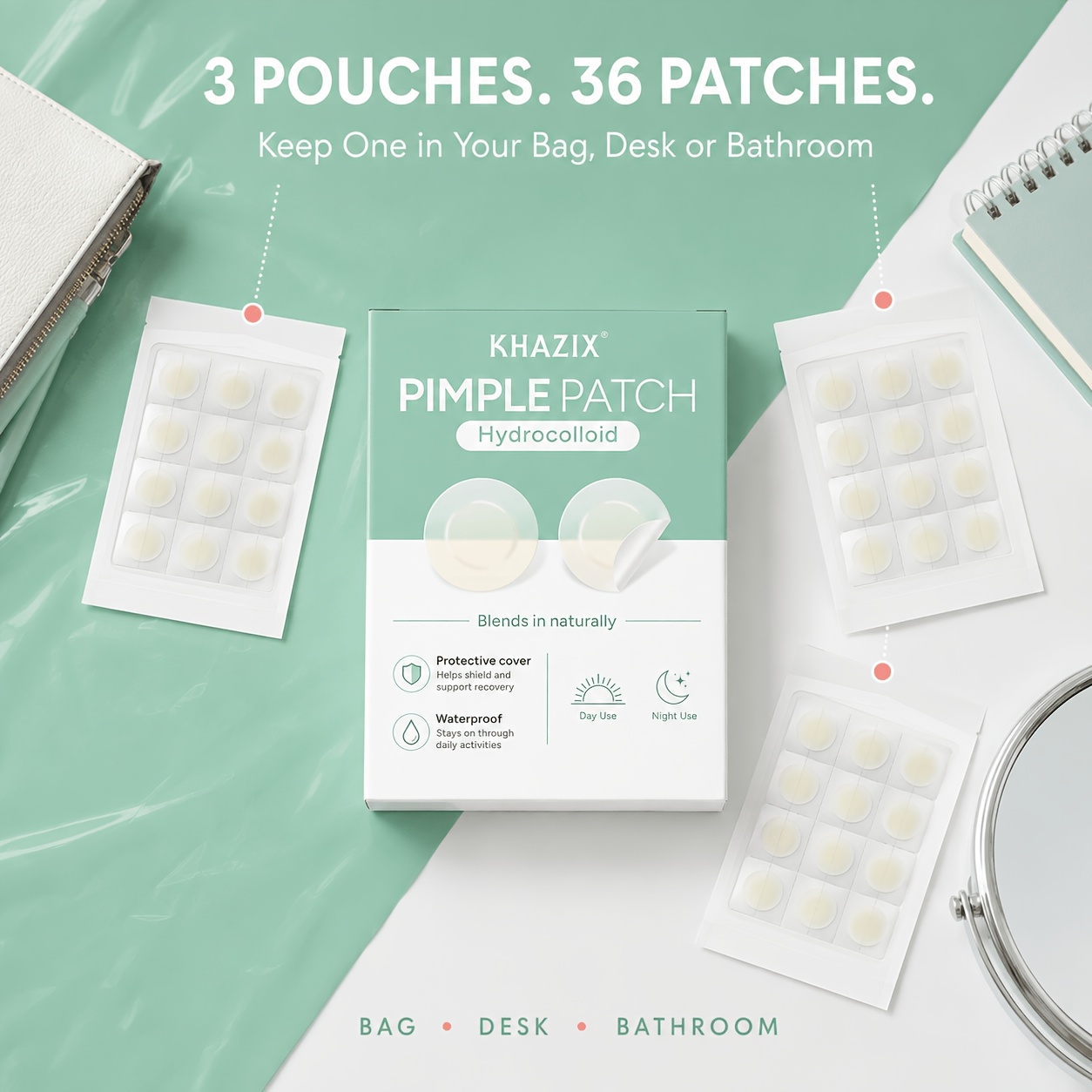 12/36PCS pimple patch,invisibl - Skincare ulasan dan harga