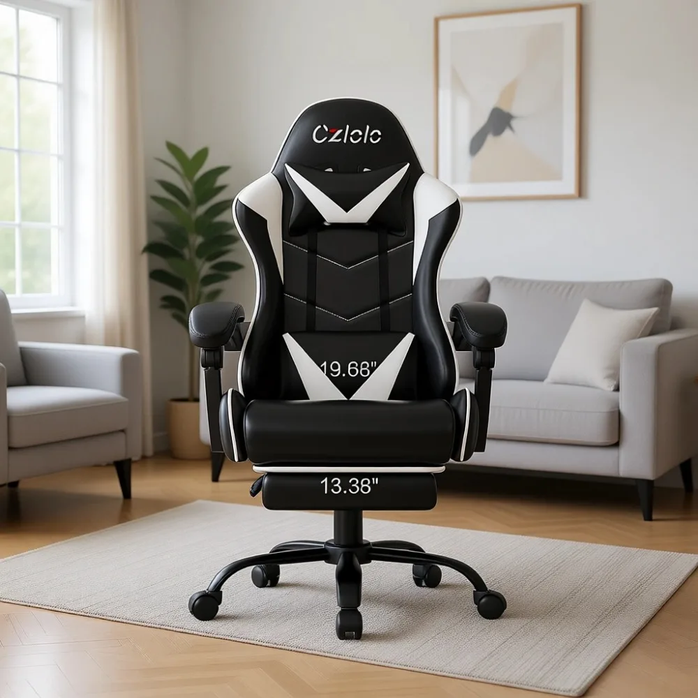 High-back reclining game chair - Massage ulasan dan harga