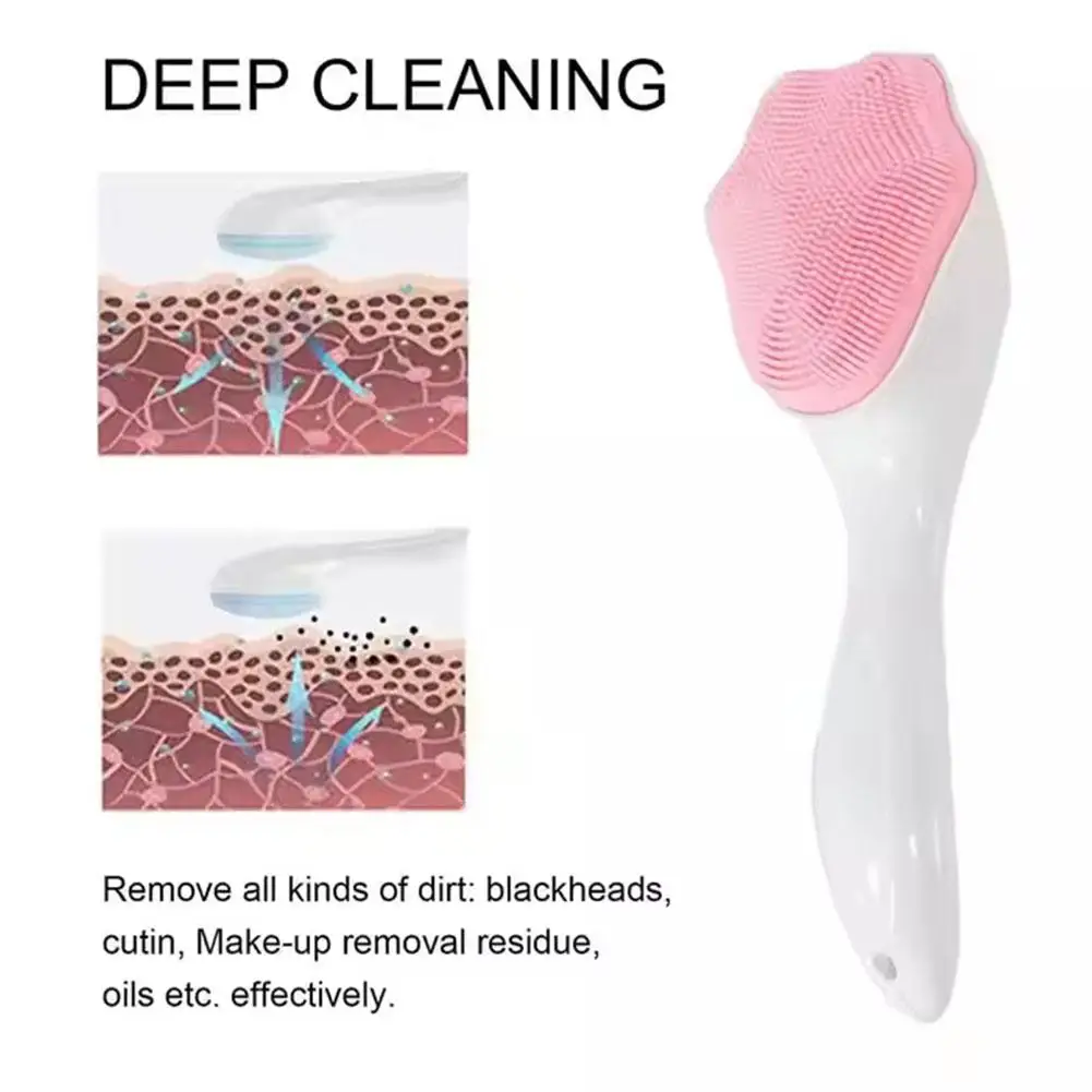 Silicone Facial Cleansing Brus - Silicone Face Scrubber Electric ulasan dan harga