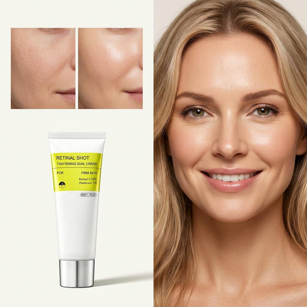 Retinol Shot Tightening Dual C - Retinol Anti Wrinkle Cream ulasan dan harga