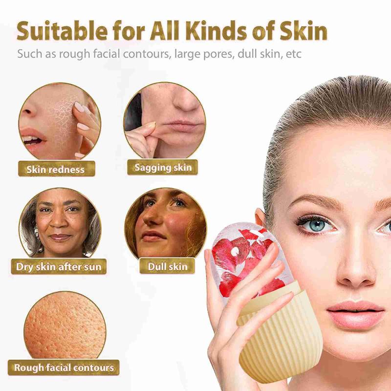 *Ice Face Roller Ice Cube Beau - Face Ice Roller Puffiness ulasan dan harga